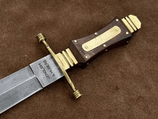 Vintage Style Bowie Knife by J. English & Hubers | Collectible Replica Blade picture