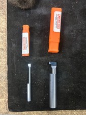 MACHINIST GrnFl TOOL LATHE MILL Lot of Micro 100 Solid Carbide Boring Bars picture