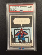 1966 Donruss Marvel Super Heroes #36 Spider Man PSA 6 POPULAR CARD picture