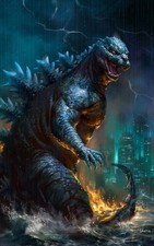 GODZILLA 70th ANNIVERSARY #1 - LUCIO PARRILLO EXCLUSIVE VIRGIN LIMITED TO 1200 picture