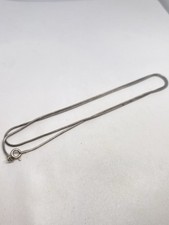 6g 925 STERLING SILVER 22” MADE IN ITALY STERLING SILVER SNAKE LINK NECKLACE picture
