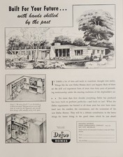 1946 Print Ad Defoe Homes Built for Future Defoe Shipbuilding Co. Bay City,MI picture