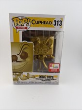 Funko Pop Vinyl: Cuphead - King Dice (Golden) - GameStop E3 (Exclusive) #313 picture