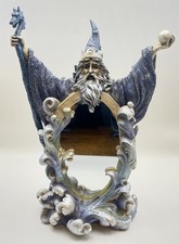 Vintage 1998 Wizards By Vandor Fantasy Standing Wizard Mirror #63050 9” Unique  picture