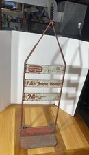 Vintage National Bohemian Liquor Store Beer Cart Hand Truck “Natty Boh” Patina picture