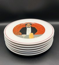 Complete set (6) Guy Buffet MAKING OF A PERFECT MARTINI Eschenbach Porzellan EUC picture