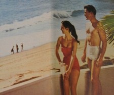 1960 Official All-Year Club Sight-Seeing Map Southern California Hollywood  picture
