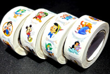 ⭐ 1 DAY SALE ⭐ 4 ROLLS (2000pcs) DISNEY DISNEYLAND STICKERS BULK DEAL WHOLESALE picture