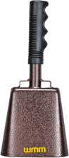 10 Inch Steel Cowbell with Handle Cheering Bell for Sports Events Large Solid picture