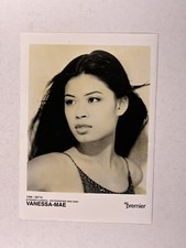 Vanessa-Mae Photograph Original Black And White Premier Promotional Circa 1996 picture