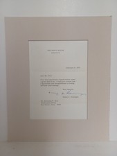 Henry Kissinger Signed White House Letter 1971 Autograph Framed Vintage Nixon picture
