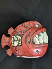 Stowaway Red Zombie Angler Fish Tiki Farm Artist Flounder Mug 2nd Edition picture