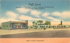 Postcard New Mexico Las Cruces Neff Court roadside occupation McGarr 23-9182 picture