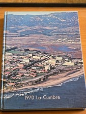 1970 La Cumbre UC Santa Barbara Yearbook UCSB Aerial Cover Hardcover Vintage picture