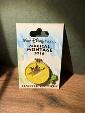 Disney Pin WDW Magical Montage 2016 Tangled Rapunzel and Pascal LE 3000 picture