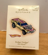 Hallmark Keepsake Hot Wheels Rodger Dodger Lighted Car Christmas Ornament picture