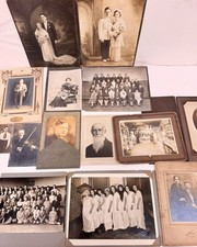 Vintage Photo Lot 1920s 1930s Wedding School Portraits Jewish Family Originals picture