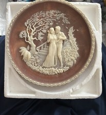 Roger Akers The Kiss Plate 10” Incolay Studio # O3536 SU Decorative LE w Box picture