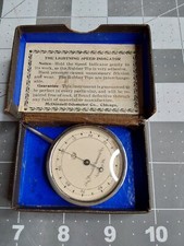 McDonnell Odometer Lightning Speed Indicator Boxed Cutmeter picture