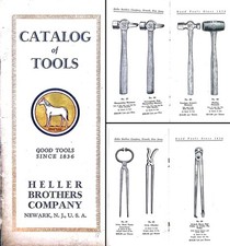 Orig. Heller Brothers, Newark 1931 Catalogue of Farrier's Tools - mjdtoolparts picture