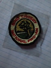 VTG 1970S BING CROSBY PRO-AM GOLF TOURNAMENT PATCH PGA SOUVENIR Rare picture