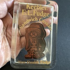 Vintage Keebler Paper Weight- E L Fudge Sandwich Cookies  picture