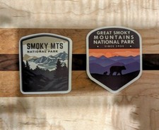 Set Of 2 Great Smoky Mountains National Park Sticker Decal picture