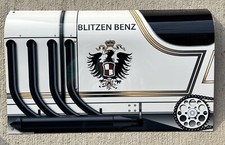 WOWCurved 1909 BLITZEN BENZ VINTAGE Race Side View Car Style Sign picture