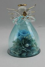 Anlunob The Only Eternal Rose Ornament Blue Statue Rose picture