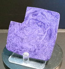 Purple Swirl Pattern Charoite Lapidary Stone Slab Material from Russia picture