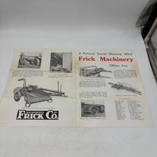 Vintage Frick Machinery Farm Equipment Brochure Waynesboro PA Thresher Silo picture