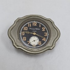 Antique Phinney Walker 8 Day Swiss Mechanical Clock Automobile Car Rim Wind Rare picture