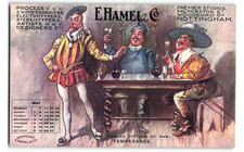 c1910's Calendar Advertising Postcard, E. Hamel & Co. Taurus Zodiac, Temperance picture