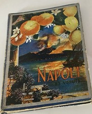 Antique Early 1900s NAPOLI Italy Sepia Photo Book  30 Rare  Photos With Info picture