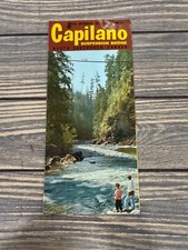 Vintage Capilano Suspension Bridge Brochure North Vancouver B.C. Canada Mid-Cent picture