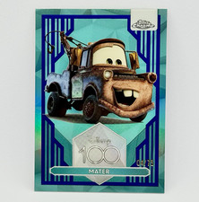 2023 Topps Disney100 Chrome Mater Cars #60 Dark & Light Blue /75 picture