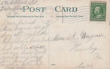 Lestershire DPO 1911 Cancel Binghamton New York NY Church Vtg Postcard F11 picture