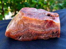 1 Lb Mirrror Polished Orange Lace Agate picture