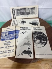 Set of 6 Vintage 1972 NASA Space Exploration / Shuttle Program Promo Brochures picture