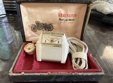 1950s Remington Roll-A-Matic Auto Home Electric Shaver Razor Cadillac In Case picture