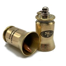 Bullet Casing Guardian Bell 50 Caliber Handmade, Motorcycle Angel Bell picture