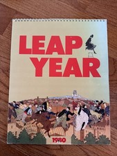 Original  Museum of Modern Art  1980 ‘Leap Year’ Wall Calendar Rare 10x13” MoMA picture