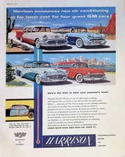 Original 1956 Harrison Ad: Air Conditioning Oldsmobile Pontiac Buick Chevrolet G picture