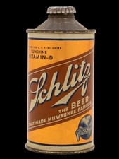 Schlitz Sunshine Vitamin D Conetop Can Style NEW METAL SIGN: 12x16