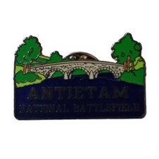 Antietam National Battlefield Burnside Bridge Scenic Travel Souvenir Pin picture