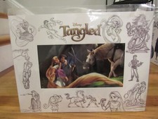 PRISTINE RARE Disney TANGLED Lithograph Sketch Frame Promotional Limited to 1000 picture