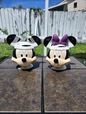 Disney Mickey Minnie Mouse Mummy Halloween Cookie Jar Set picture
