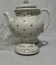 Vintage Porcelier Gold Dots Percolator Coffee Pot Untested  picture