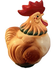 Vintage Ceramic Sierra Vista Rooster Cookie Jar California Pottery picture