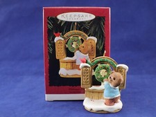 Hallmark Keepsake Christmas Ornament WELCOME CHRISTMAS 2011 Repaint in Box picture